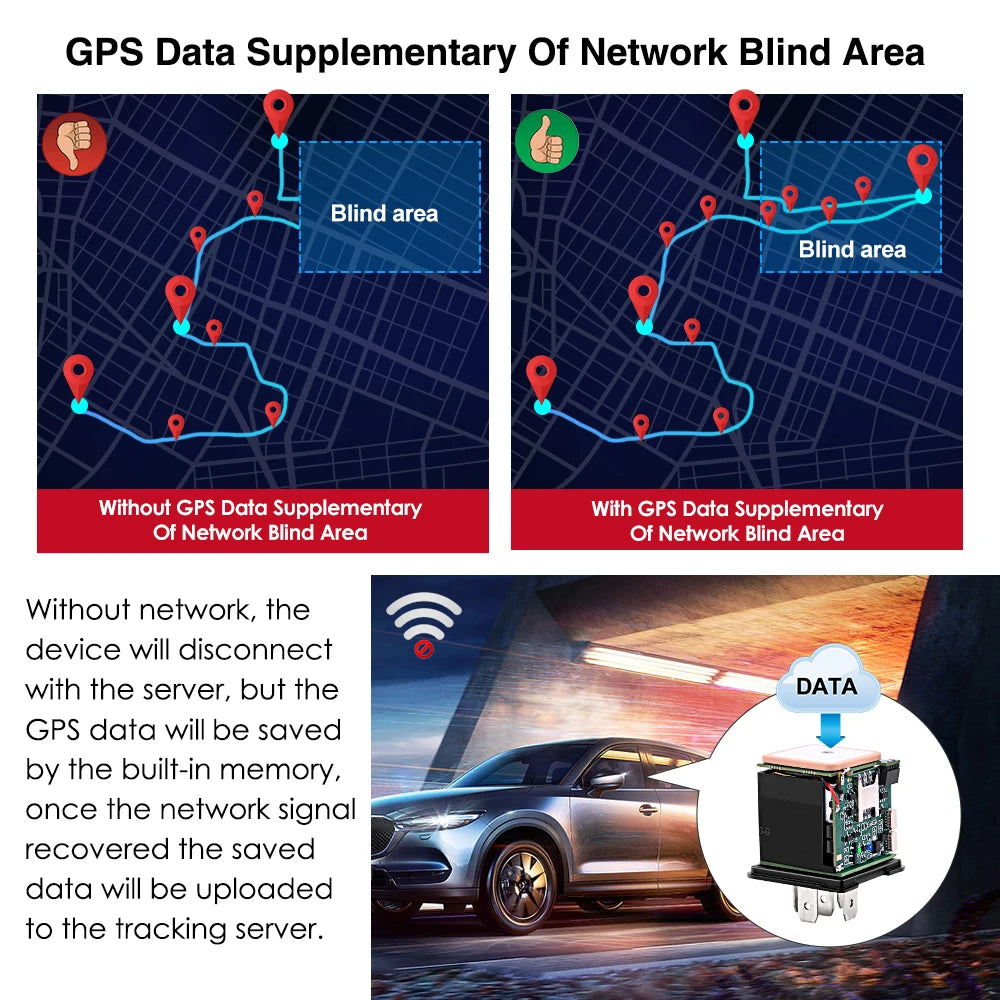 4G Ρελέ ΓGPS Tracker αυτοκίνητο, φορτηγό, μοτοσικλέτα, εξαγωγή λαδιού, εντοπισμός ACC, ρυμούλκηση, συναγερμός, ασφάλεια, σύστημα παρακολούθησης