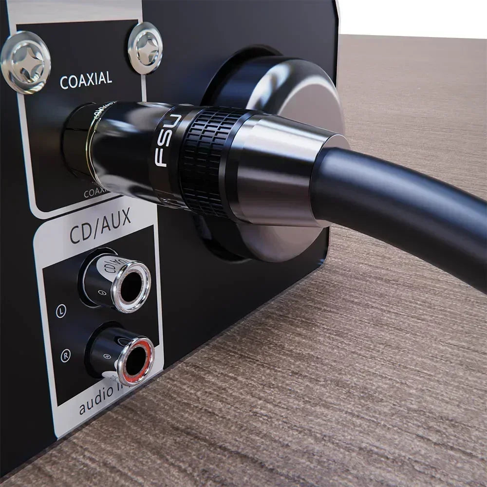 Cabo de áudio digital coaxial RCA, 0.5–5 m