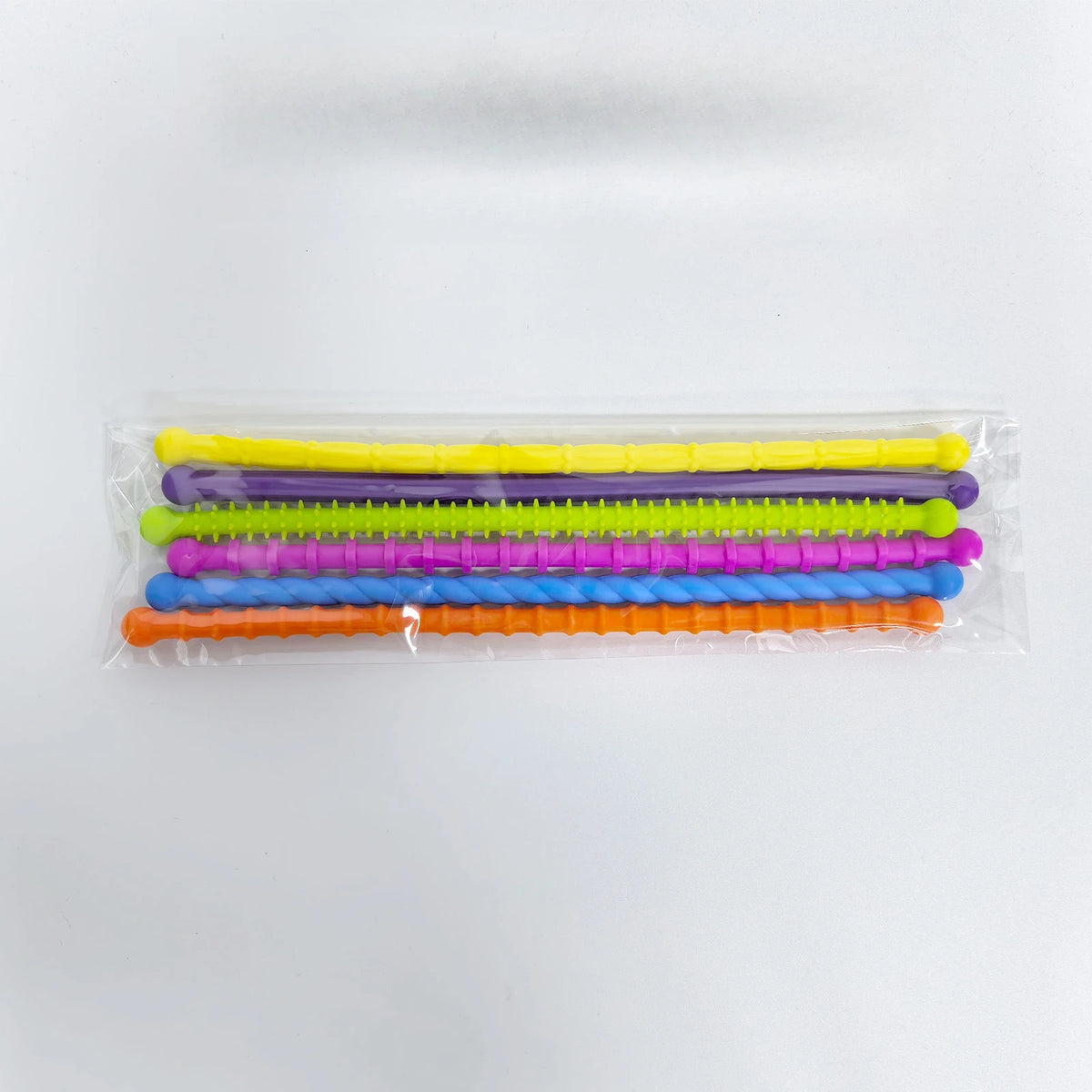 Texturerade stretchiga sensoriska fidgetleksaker