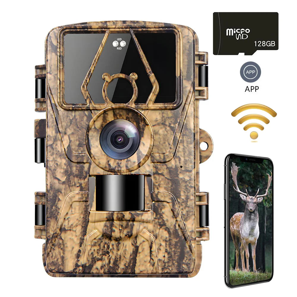 PR801W 8K WiFi Trail Camera with 60MP Night Vision