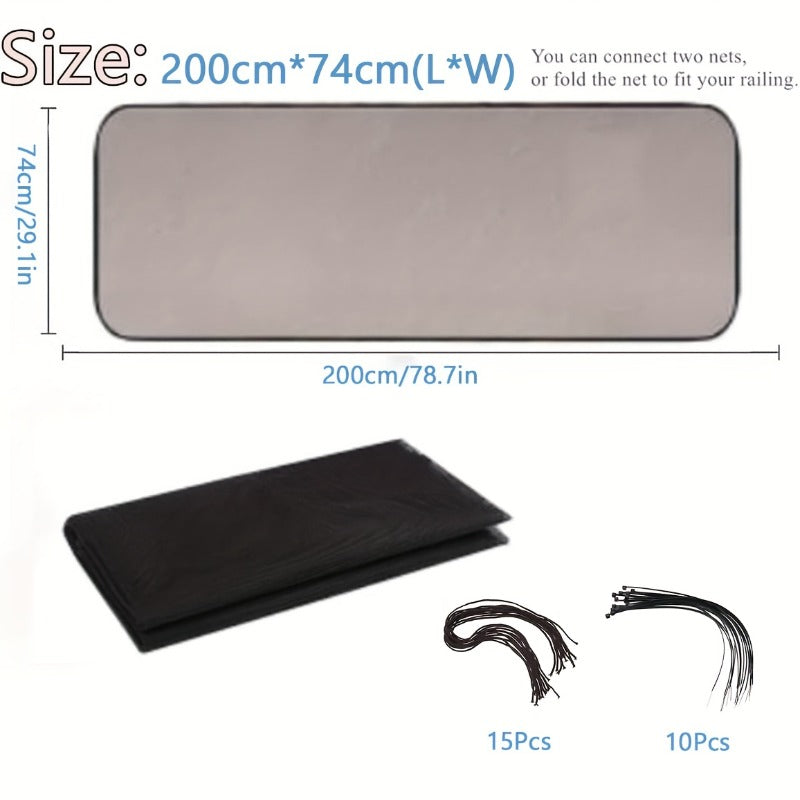 Baby Gate for Stairs Mesh Safety Net for Kids and Pets