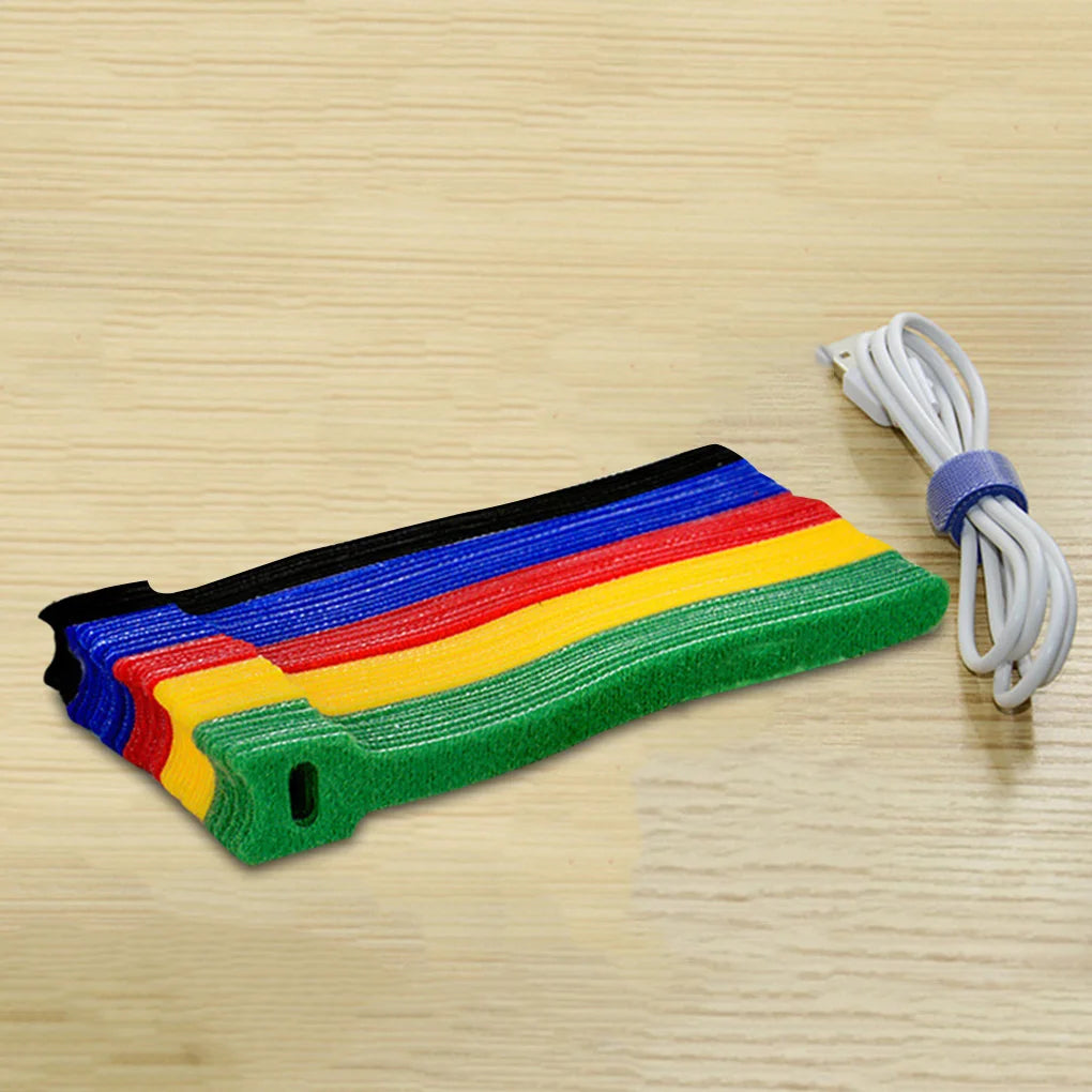 Wiederverwendbare Kabelbinder aus Nylon - Packung mit 50 oder 100 Stück