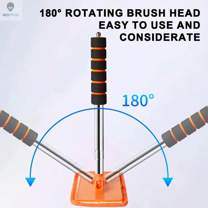 SEAMETAL Car Front Windshield Defogging Brush Telescopic Long handle Car Household Glass Clean Brushes Dust Remover Tool 