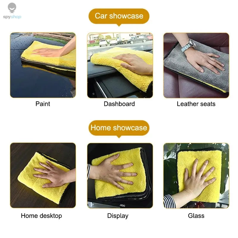SEAMETAL High-end Microfiber Towel Car Wash Towel Detailing Cleaning Cloth Car Wash Drying Towel Car Absorbent Cleaning Products 