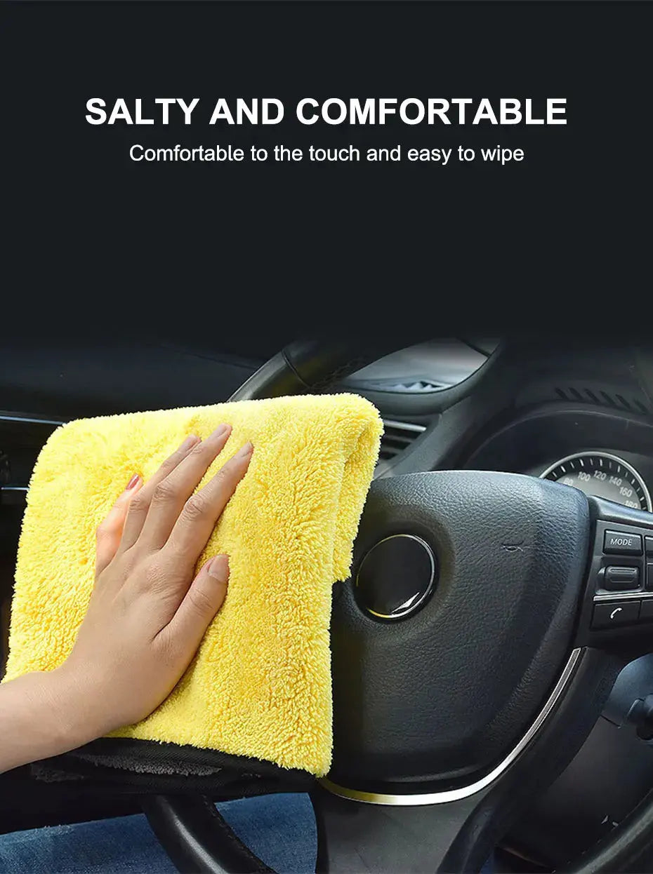 SEAMETAL High-end Microfiber Towel Car Wash Towel Detailing Cleaning Cloth Car Wash Drying Towel Car Absorbent Cleaning Products 