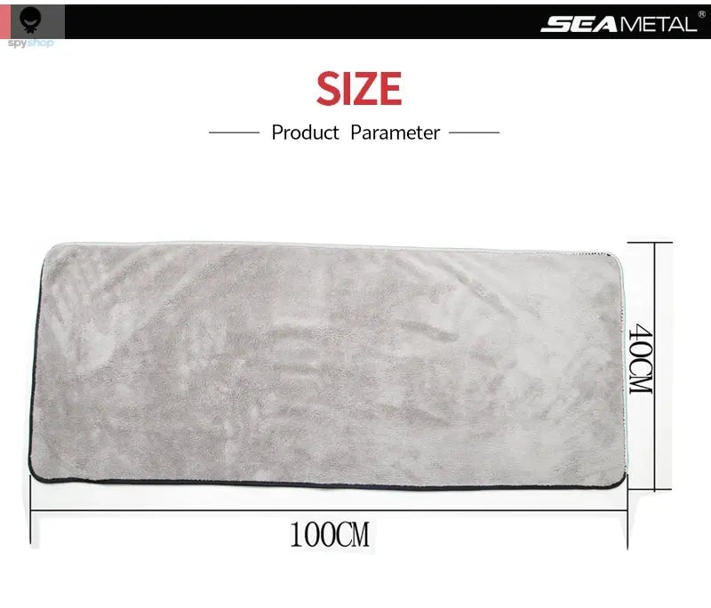 SEAMETAL Microfiber Car Washing Towel Ultra-Soft Car Cleaning Towels High Absorbent Drying Cloth Wash Towel for Car Detailing 