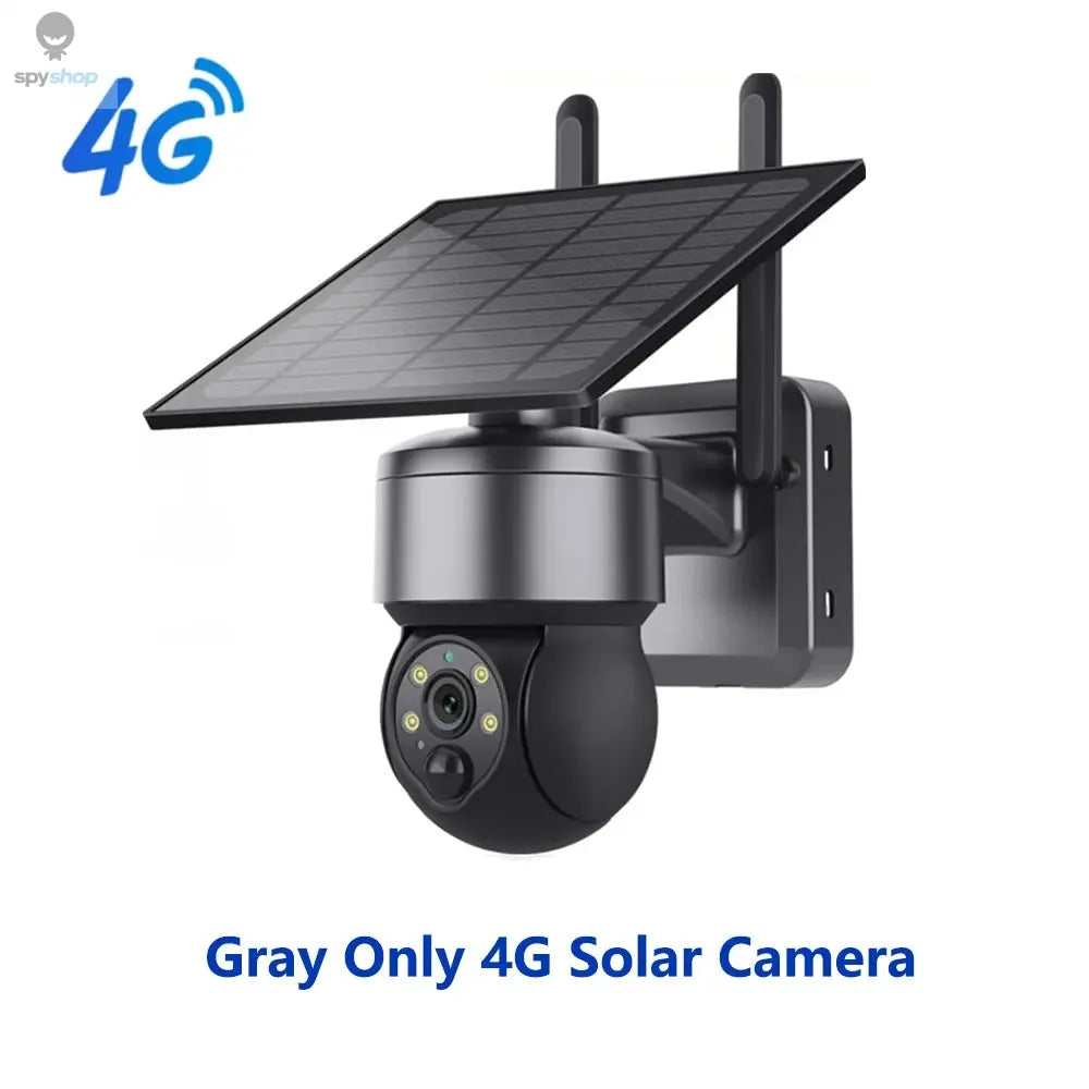 SHIWOJIA WIFI Wireless PTZ Solar Camera 4G SIM 4MP Outdoor Solar Panel Two Way Audio Security Protection CCTV Camera Battery Cam Spy-shop.com