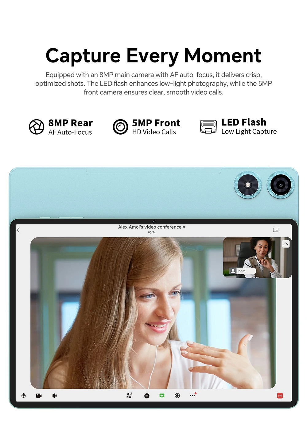 Teclast P50 2025 Android 15 Ταμπλέτα με οθόνη IPS 11"