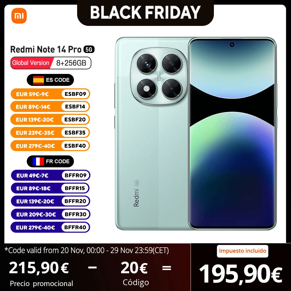 Xiaomi Redmi Note 14 Pro 5G Evropská verze