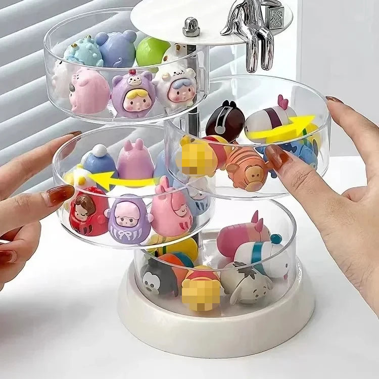 Rotating Multi-Layer Storage Box for Jewellery and Small Items