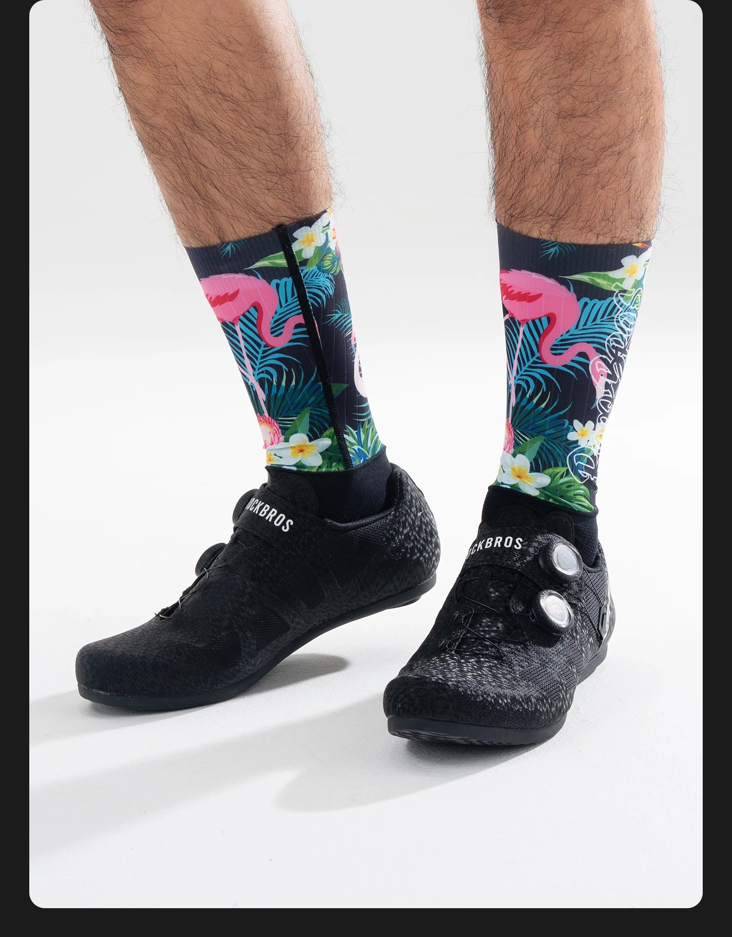 Compression Cycling Socks Knee-High Non-Slip Sports Performance Socks