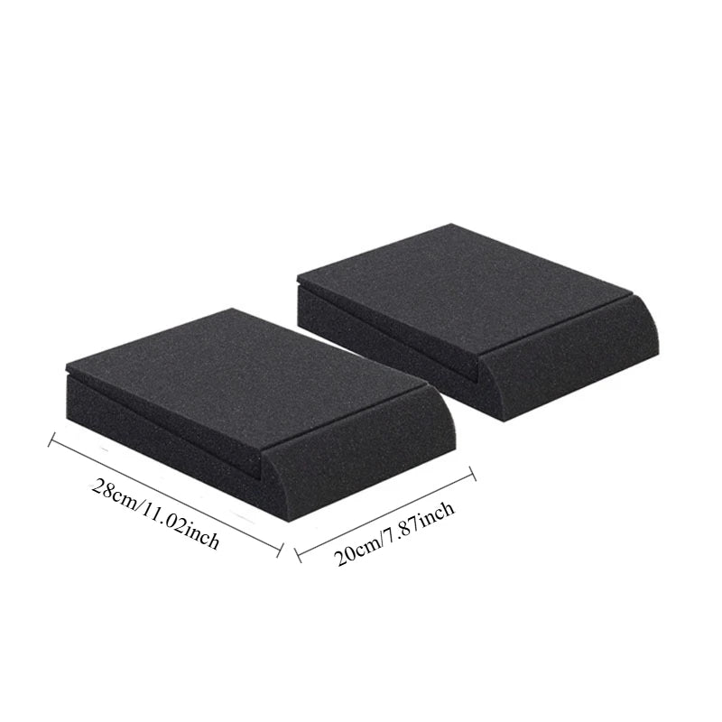 Pair of Adjustable-Angle Speaker Isolation Pads