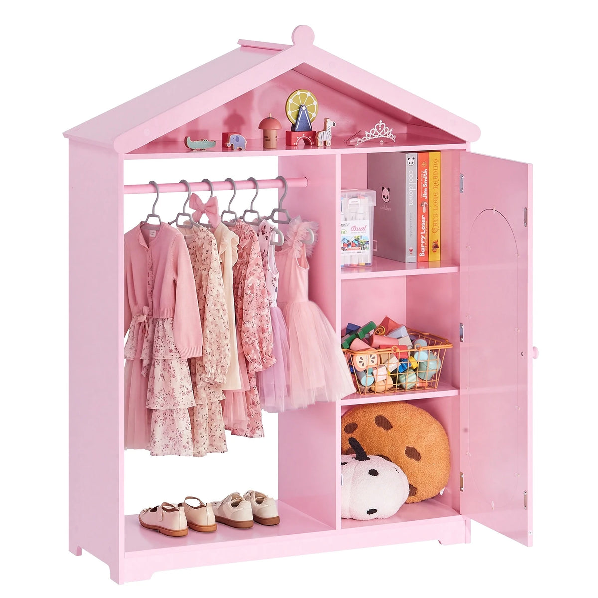 Kids Dress Up Storage with Mirror Costume Organizer - Spy-shop.com