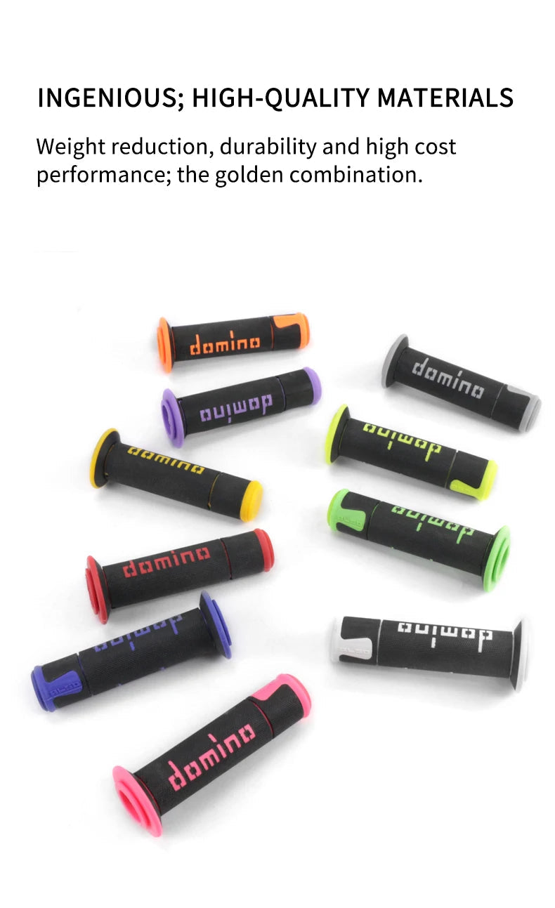 7/8 "22 24mm Motorcycle Grips Handle Bar For KTM YAMAHA Universal Pit Bike Motocross Motorbike Rubber GEL Domino Grip 15 Colors 