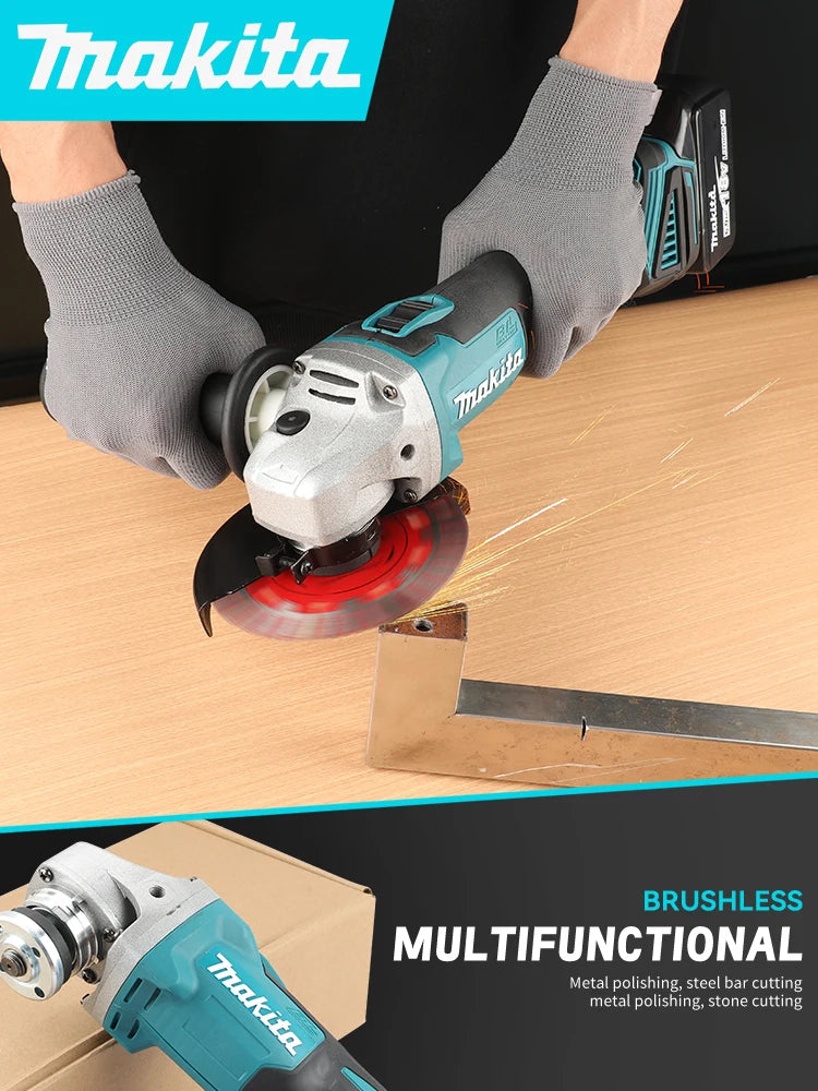 Makita DGA404 18V Brushless Variable Speed 125mm Angle Grinder