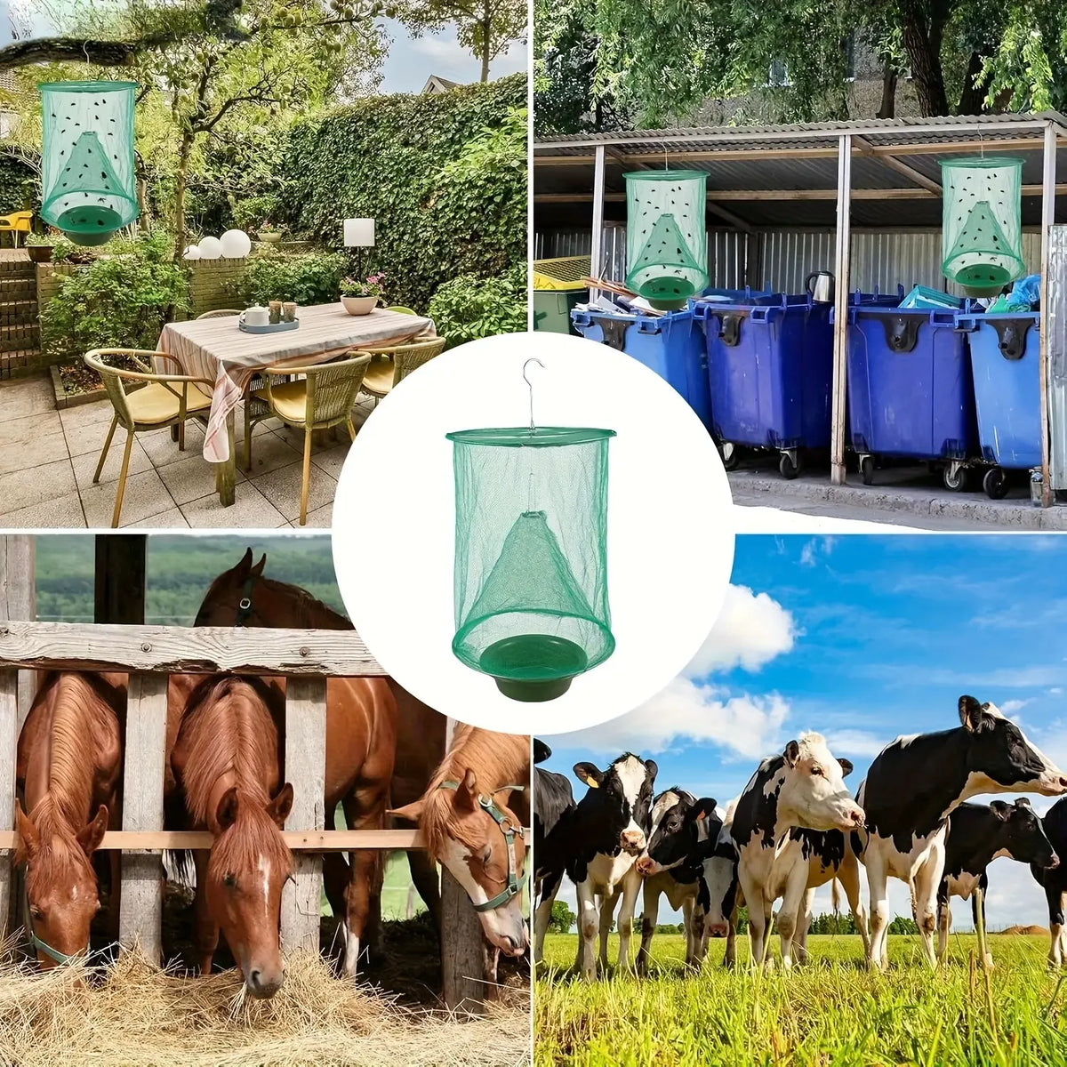 Hanging Reusable Fly Traps - Pack Options