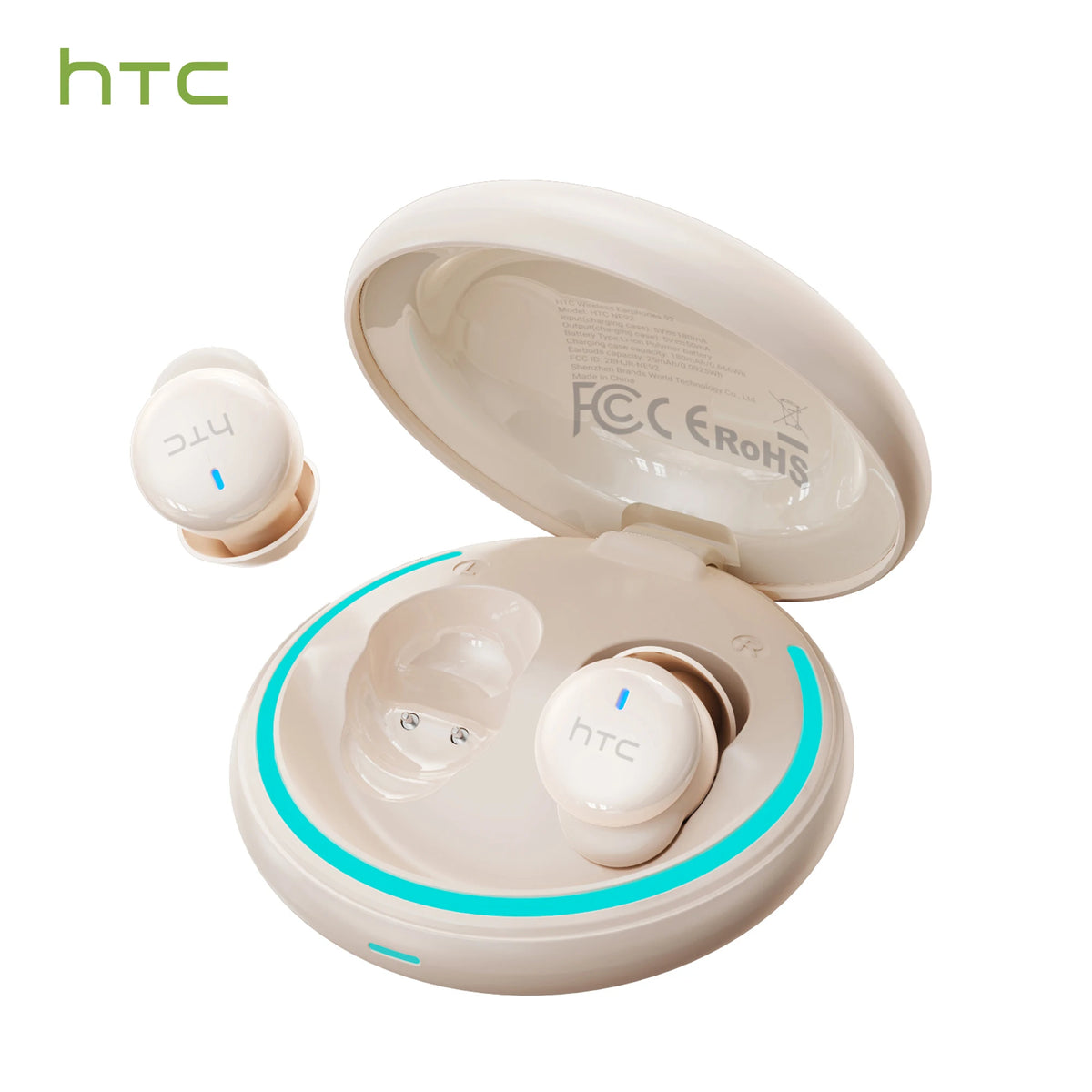 HTC NE92 Wireless Bluetooth 6.0 Sleep Earbuds In Ear Headphones Mini Invisible Earbuds 30H Playtime Comfortable Secure Fit Side Sleep Earphones HiFi Stereo Sound Noise Isolation for Sleeping Travel Office Relaxation Compatibl