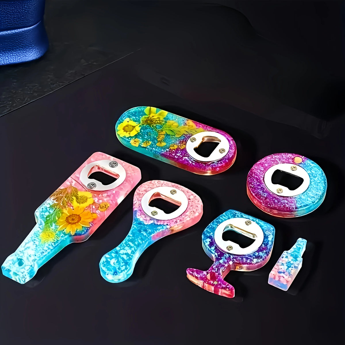 Set de matrițe pentru deschizător de sticle din rășină, cu unelte de asamblare