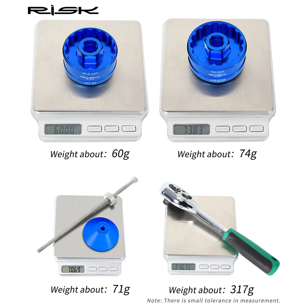 RL244–RL247 Bicycle Bottom Bracket Tool Options
