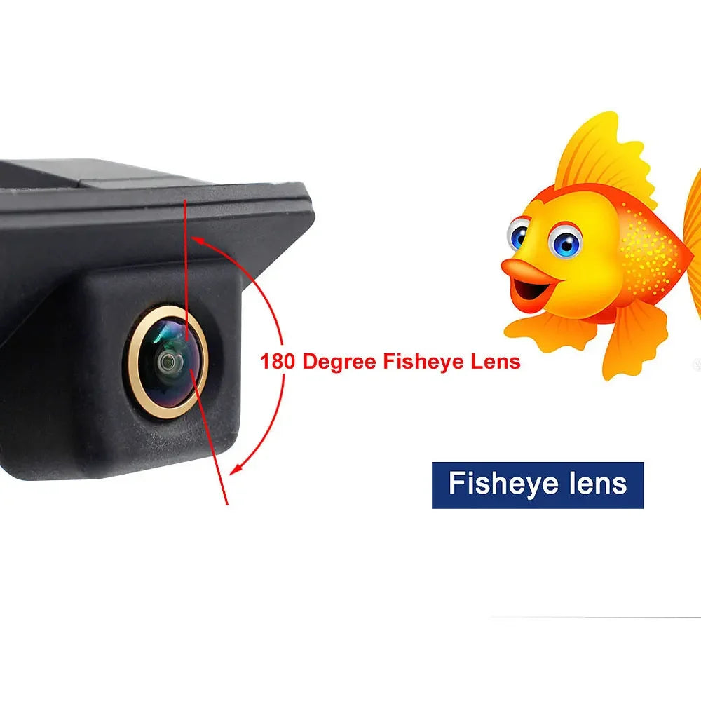 1080P AHD Car Rear View Camera 175° Wide Angle with Guide Lines