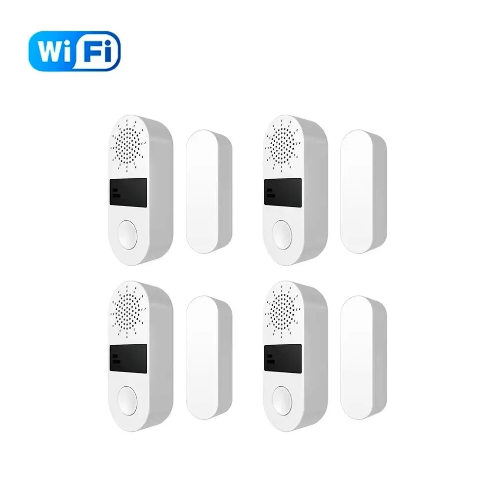 Wi-Fi Door Sensor with Sound and Light Alarm