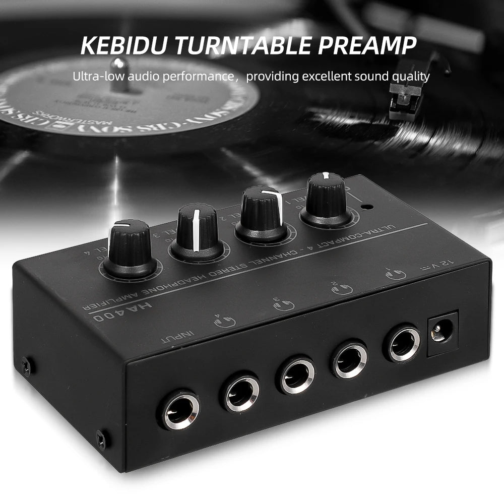 HA400 Four-Channel Headphone Amplifier