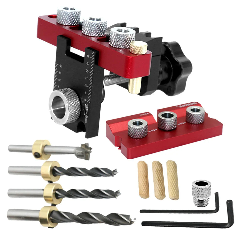 Three-in-One Adjustable Dowelling Jig