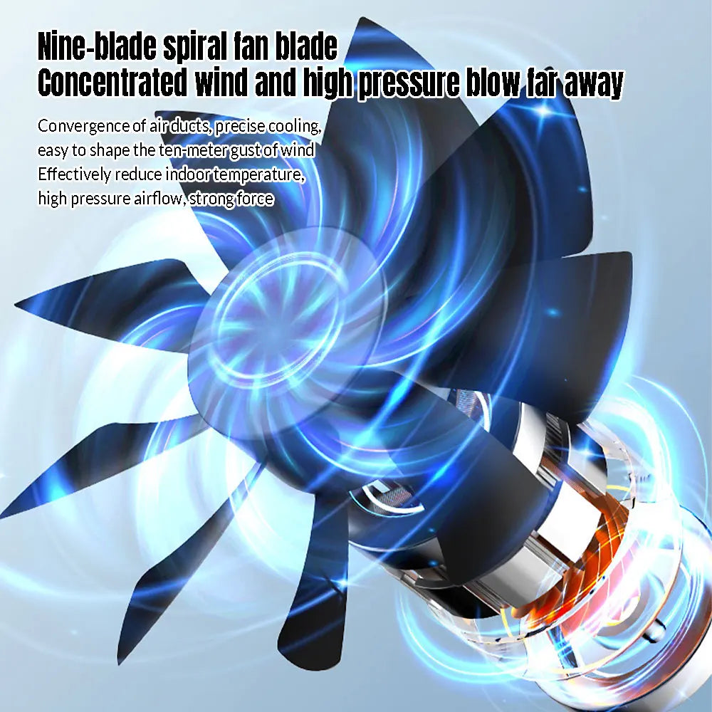 Mini Misting Air Cooler Fan with 500mL Tank, USB/Battery