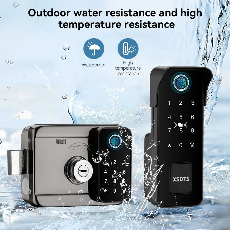 Bluetooth Smart Rim Lock with Access Options