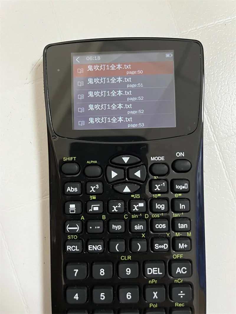 Hidden Calculator Media Player with 4GB Memory and E‑Book Reader
