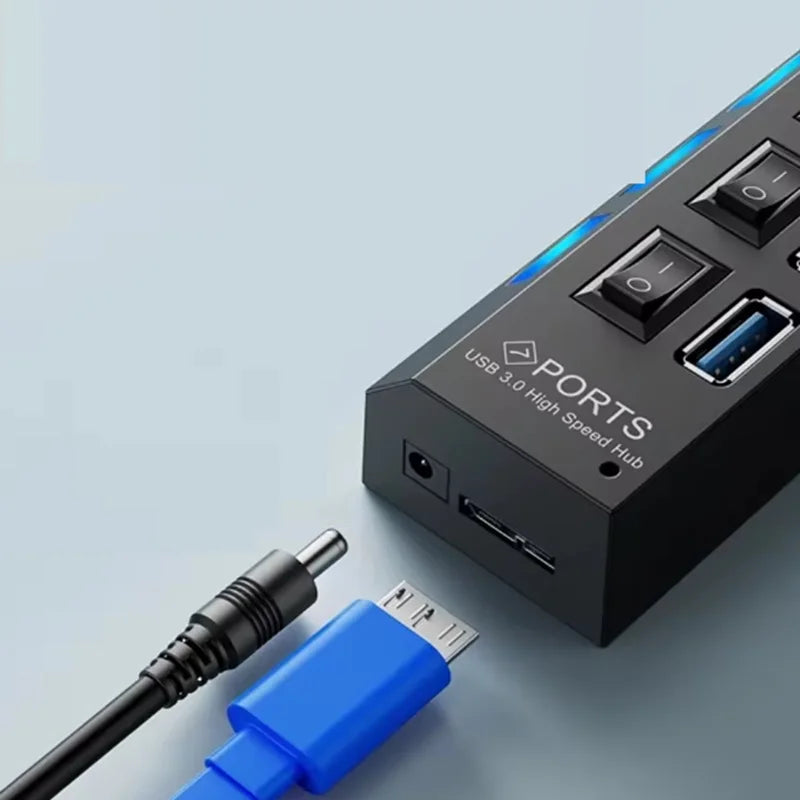Hub USB 3.0 commutato - Quattro o sette porte