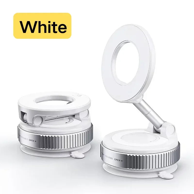 Support magnétique pour téléphone de voiture Ventouse mécanique Pivot 360° Adsorption magnétique Support universel de navigation