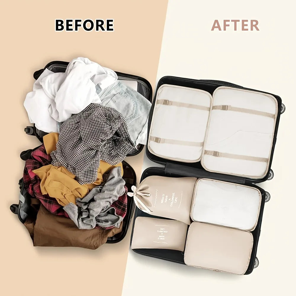 Travel Luggage Organiser Bag Set