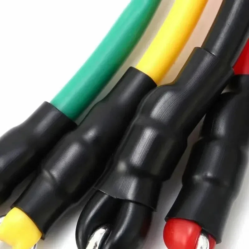 11pcs/Set Pull Rope, Resistance Bands, Portable Fitness Equipment, Ankle Strap, Chest Expander, Elastic Exercise Band 