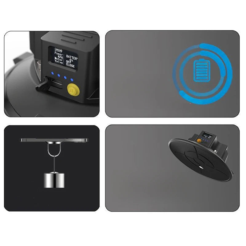 Electric Suction Camera Mount - Cup Size Options