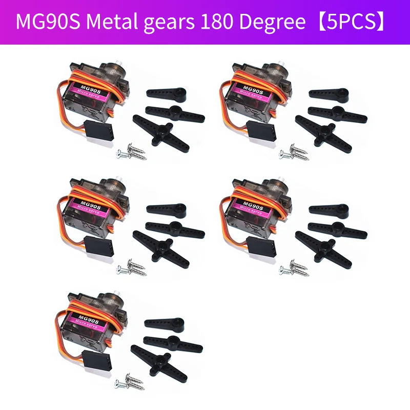 SG90 / MG90S Micro Servo Motor Packs