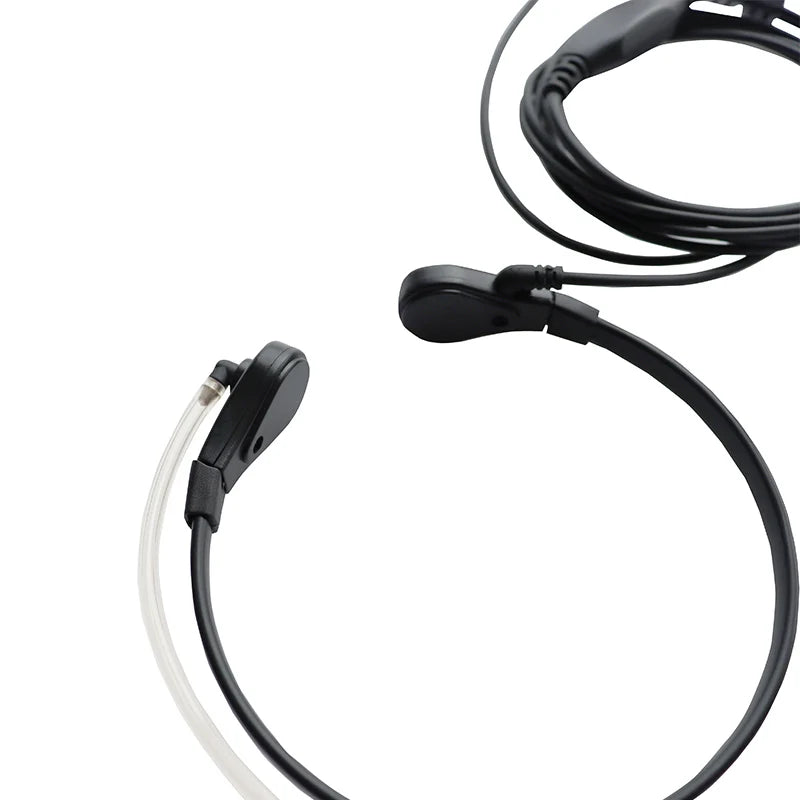Grlo-mikrofon i earpiece za radio s PTT-om