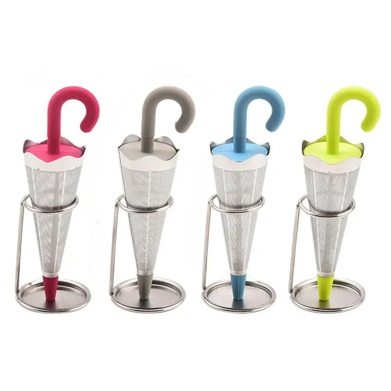 Umbrella-Shaped Loose-Leaf Tea Infuser