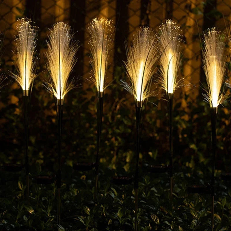Solar Reed-Style Garden Accent Light