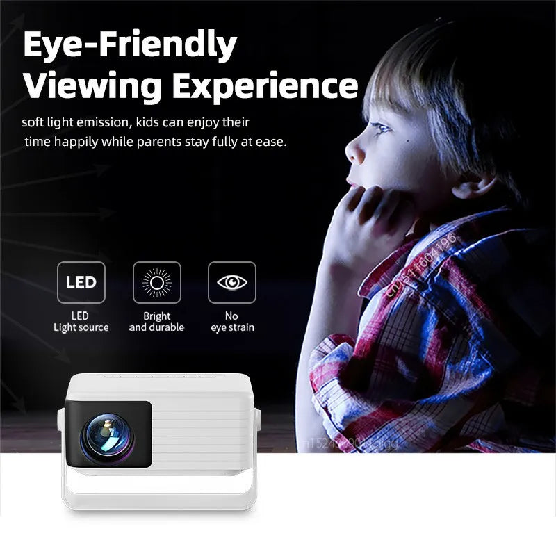 AUN Y3 Projector Portable Home Theater MINI Projector Video 3D Smart TV Cinema IPhone Cable Mirror For Full HD 4K Video Via HDMI