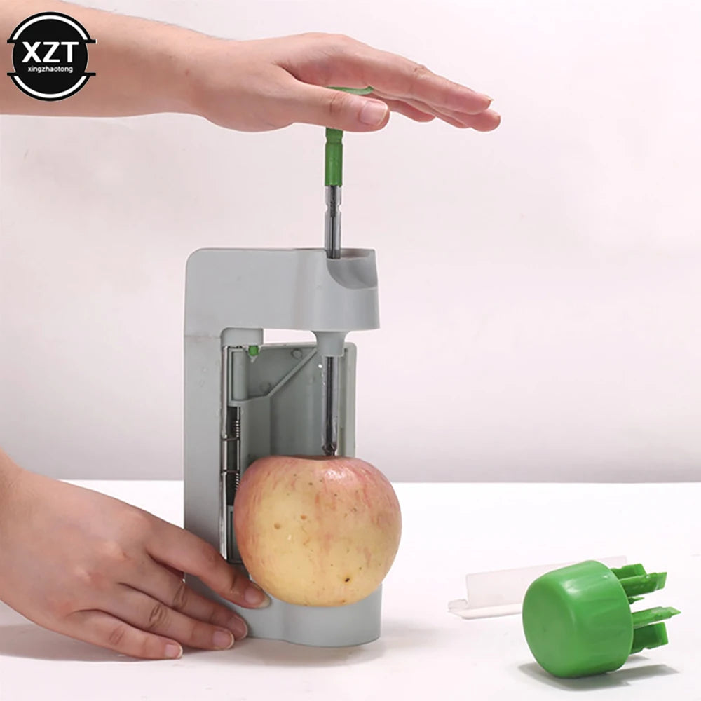 Manual Rotary Vegetable Slicer and Peeler, Stainless Blade