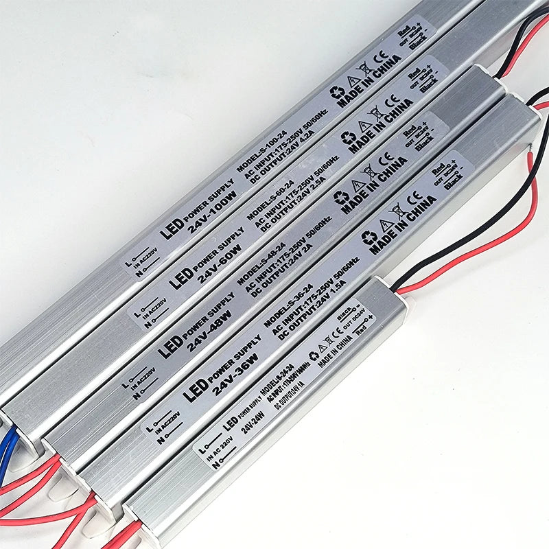 Driver LED de 12 V ou 24 V, 24–100 W