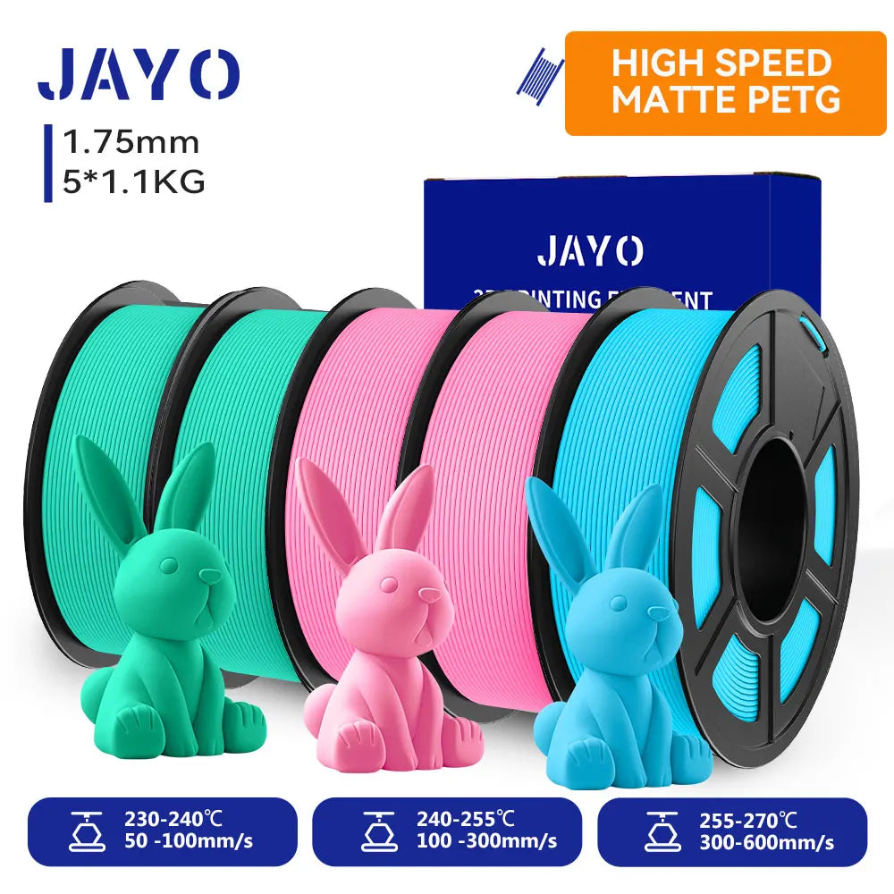 High Speed PETG Filament 1.75mm Matte 3D Printing Material