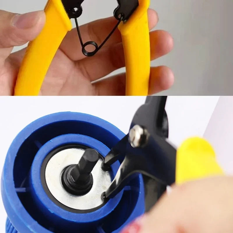 Two-in-One Internal and External Circlip Pliers