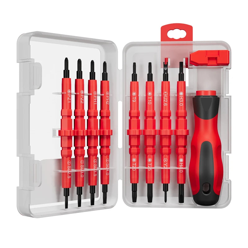 Interchangeable Screwdriver Set - 18- or 31-in-1
