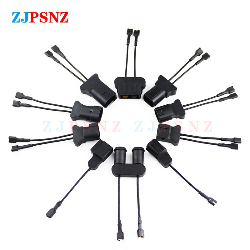 Car Snail Horn Plug UniversalHorn Socket Dedicated Horn Socket Conversion Plug Adapter Auto Horns Speaker Socket Adapter Parts