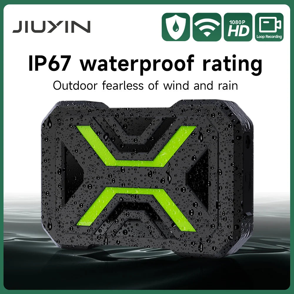 Dual 1080P Motorcycle Dash Cam Waterproof WiFi Front Rear Recorder