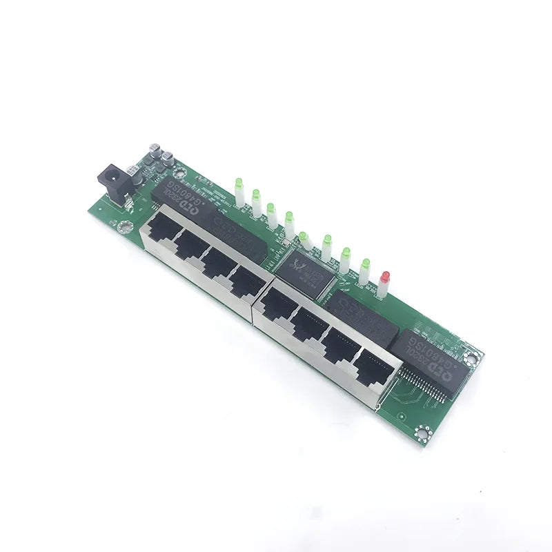 Ethernet-Switch-Modul mit acht Ports - Geschwindigkeitsoptionen