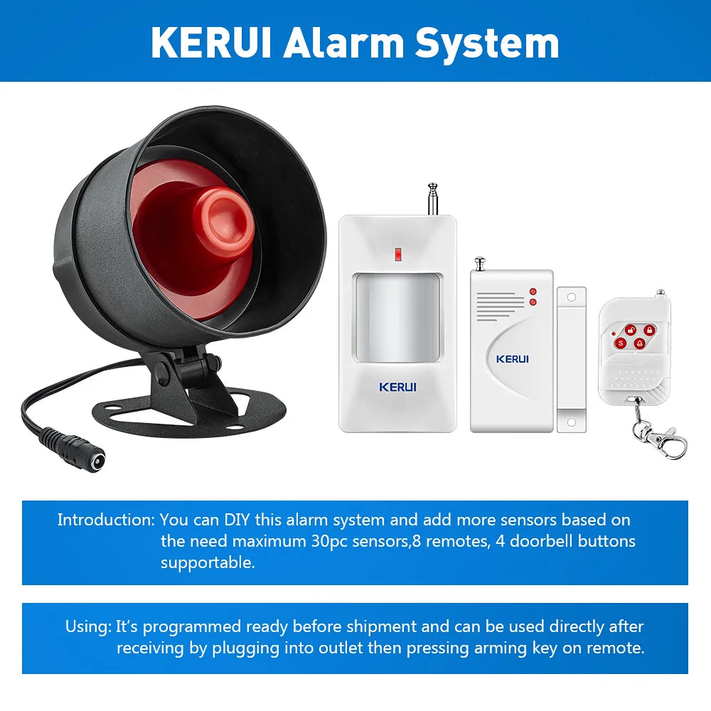 Indoor and Outdoor Security Alarm