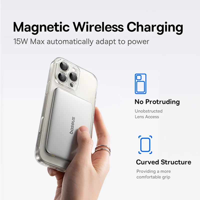 Baseus Magnetic Power Bank 5000mAh/10000mAh PD 20W/27W Card-Sized